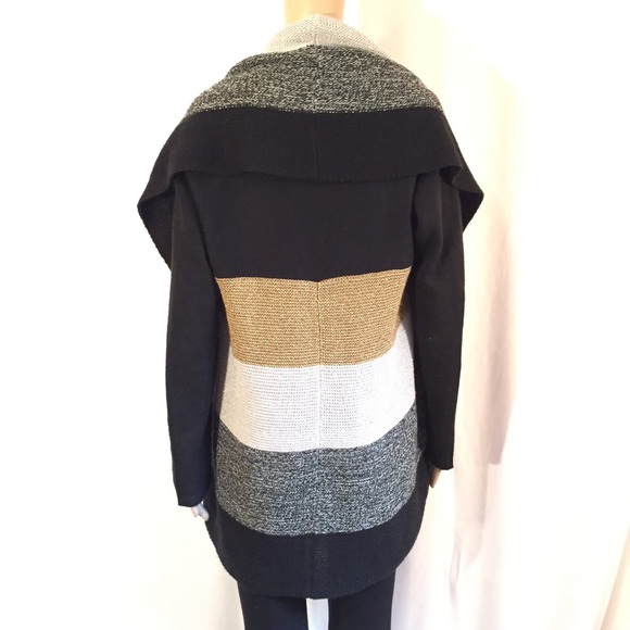 Charter Club Shawl Collar Open Front Sweater - Picture 5 of 7